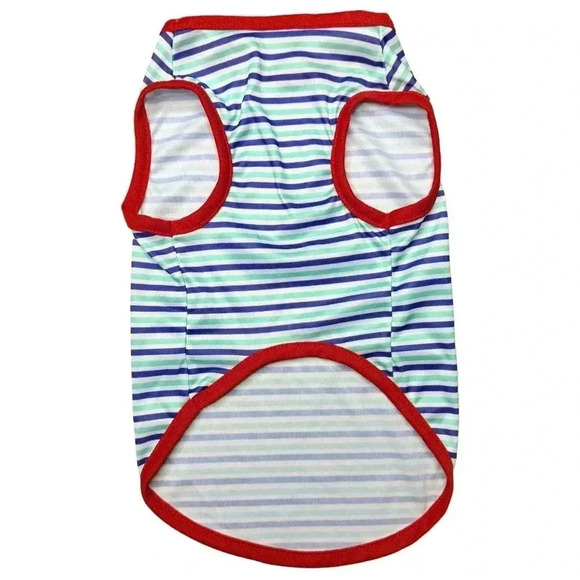 (NWOT) Shein 2-Piece Striped Dog Tank Tops – Size Large | T-Shirt Bundle - Picture 4 of 6